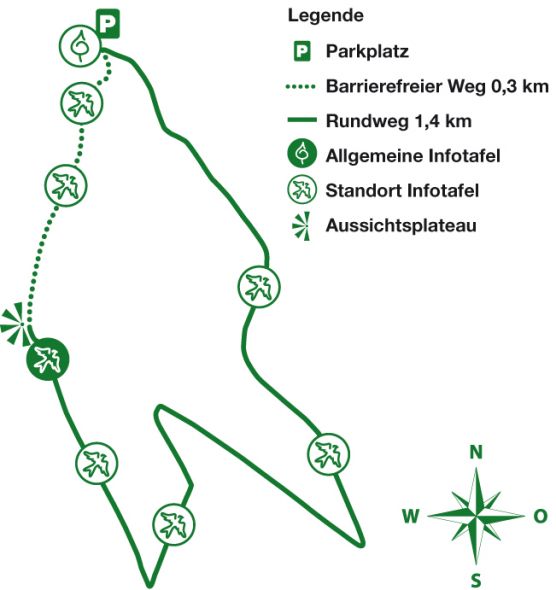 Karte: Der Ausblick, Dammbach Abbildungsbeschreibung: Karte des Wanderweges Dammbach