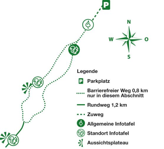 Karte: Leichtigkeit des Seins, Mönchberg Abbildungsbeschreibung: Karte des Wanderweges Mönchberg