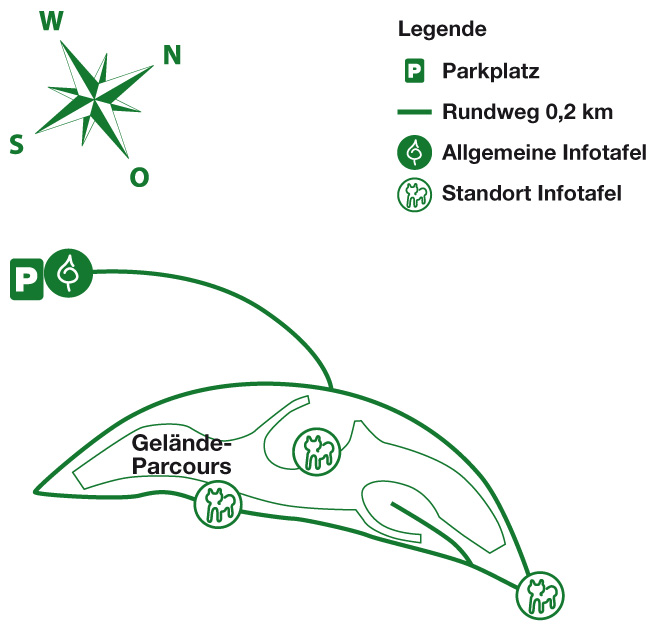 Karte der Wanderroute in Rothenbuch